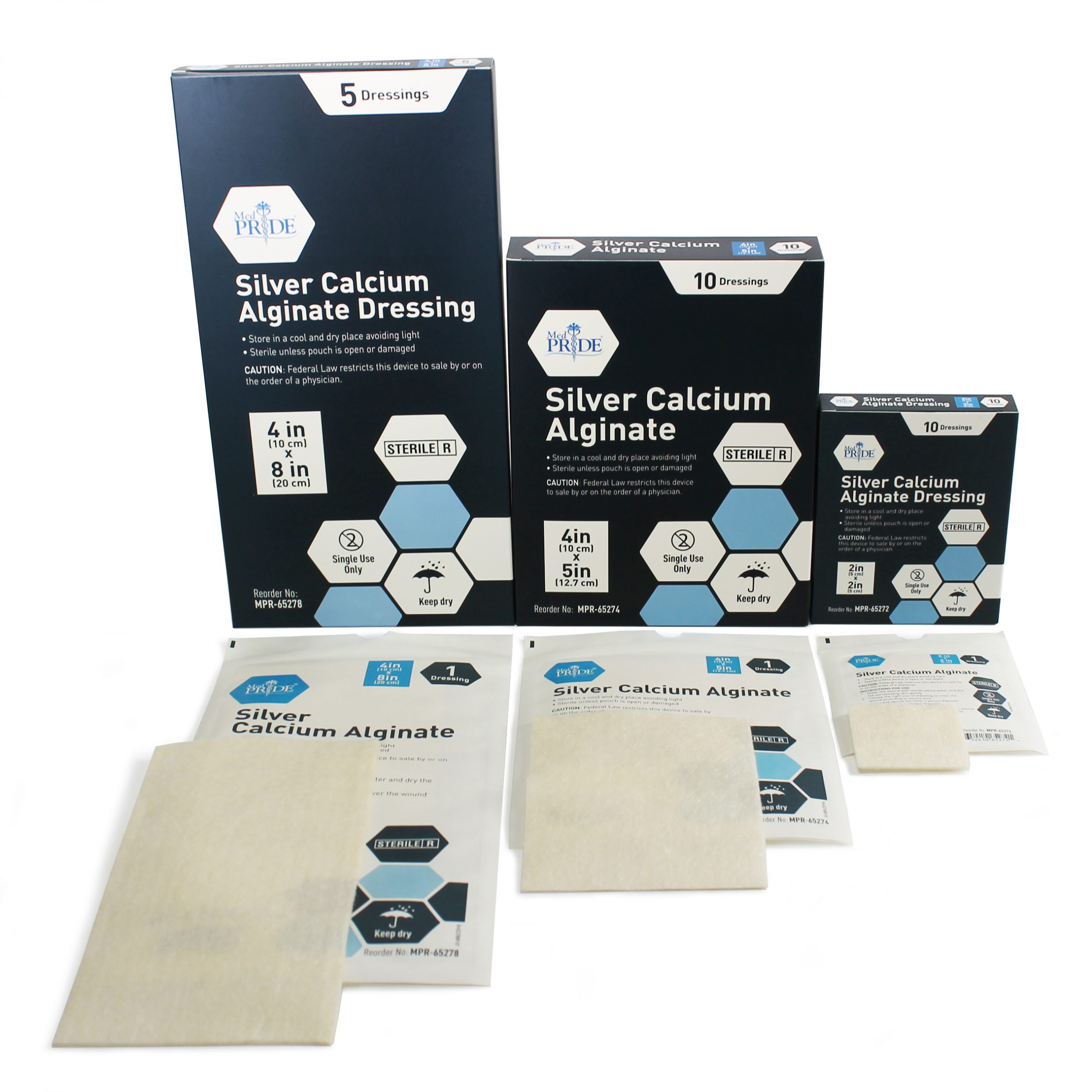 Silver Calcium Alginate Dressing MedPride